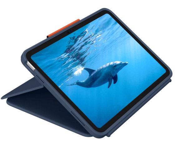 EAN 5099206107045 - Logitech 920-011191 teclado para móvil QWERTZ Alemán Smart Connector Azul imagen 12