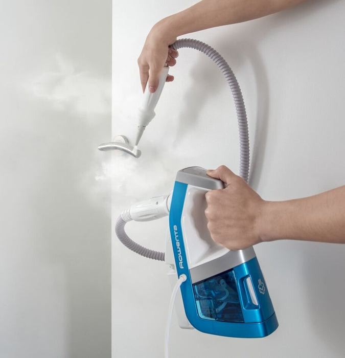 Aspiradora Rowenta Clean & Steam Multi Ry8544wh De Pie Y Escoba Eléctrica Corriente Alterna Seca Y Húmeda Sin Bolsa 0,5 L 1700 W Blanco, Azul