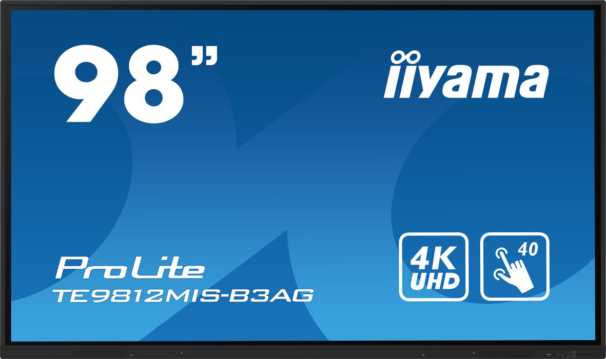 EAN 4948570123728 - iiyama TE9812MIS-B3AG pantalla de señalización Diseño de quiosco 2,48 m (97.5") LCD Wifi 400 cd / m² 4K U imagen 2