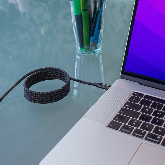 Inline® Magnetic Usb-C Cable, Usb-C Male/Male, 100w, Black, 1.5m