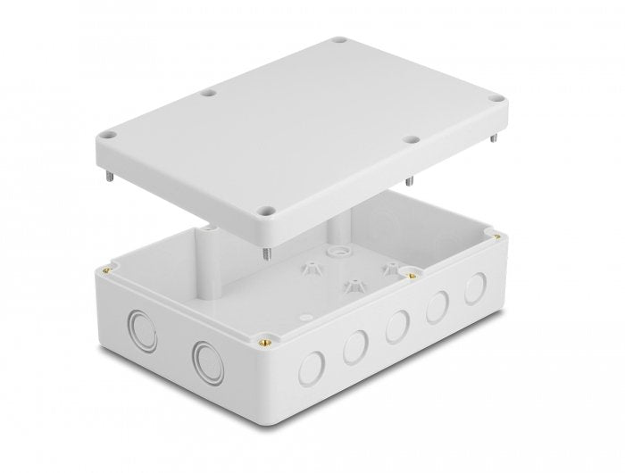 Delock Carcasa De Instalación Con Entradas De Cable 180 X 125 X 57 Mm Gris