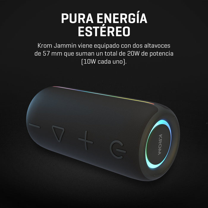 EAN 8436587976858 - Krom NXKROMJAMMIN altavoz portátil o de fiesta Altavoz portátil estéreo Negro 20 W imagen 16