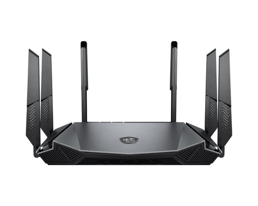 EAN 4719072983345 - MSI RadiX AX6600 WiFi 6 Tri-Band router inalámbrico Gigabit Ethernet Tribanda (2,4 GHz/5 GHz/5 GHz) Negro imagen 2