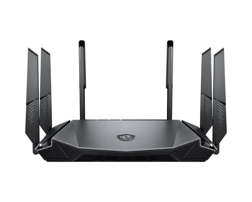 EAN 4719072983345 - MSI RadiX AX6600 WiFi 6 Tri-Band router inalámbrico Gigabit Ethernet Tribanda (2,4 GHz/5 GHz/5 GHz) Negro imagen 2