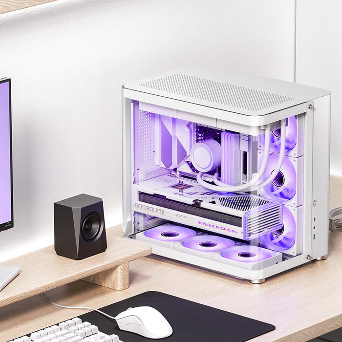 Jonsbo Tk-2 2.0 Midi-Tower, Temperojo Glass - Blanco