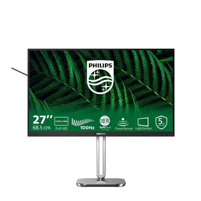 EAN 8721038001761 - Philips 5000 series 27B2G5200/00 pantalla para PC 68,6 cm (27") 1920 x 1080 Pixeles Full HD LCD Antracita imagen 1