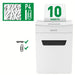 EAN 4002432127177 - Leitz 80920000 triturador de papel 55 dB Gris, Blanco imagen 7