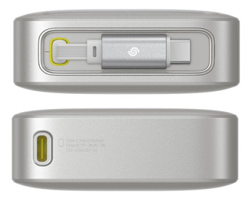 Power Bank Retractcable 10kmah 30w