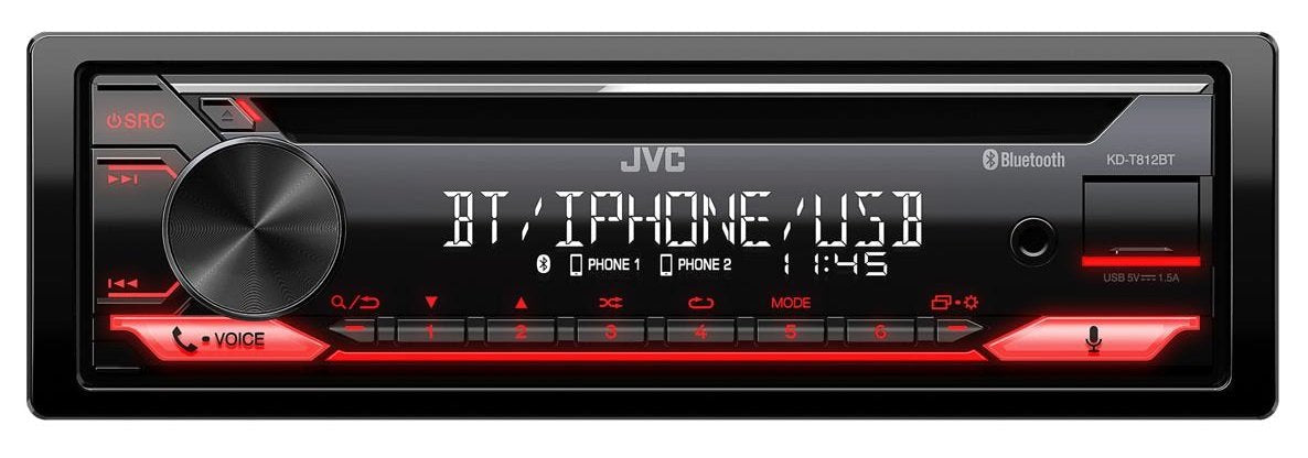 Jvc Kd-T812bt Receptor Multimedia Para Coche
