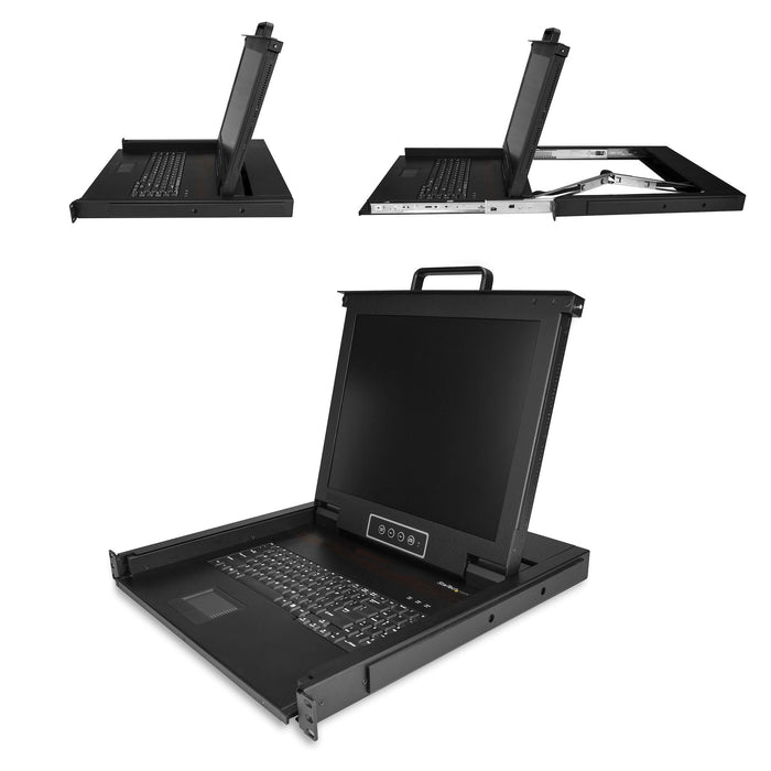 EAN 0065030872522 - StarTech.com RKCONS1701 consola de rack 43,2 cm (17") 1280 x 1024 Pixeles Acero imagen 2