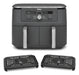 EAN 0622356322676 - Ninja DZ400EU freidora Doble 9,5 L Independiente 2470 W Freidora de aire caliente Gris imagen 3