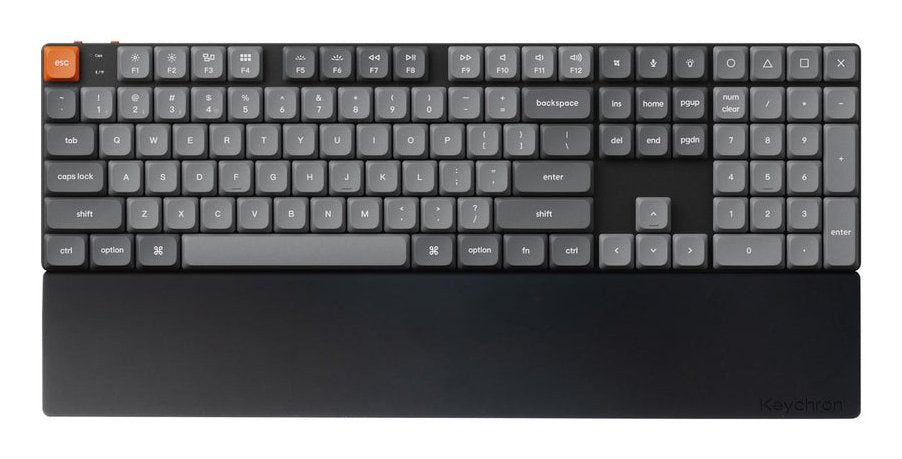 Keychron Silicone Palm Rest Para K4/Q5/V5 (Negro) Pr51