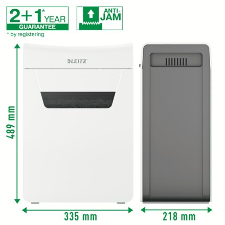 EAN 4002432127207 - Leitz 80950000 triturador de papel Microcorte 55 dB Gris, Blanco imagen 11