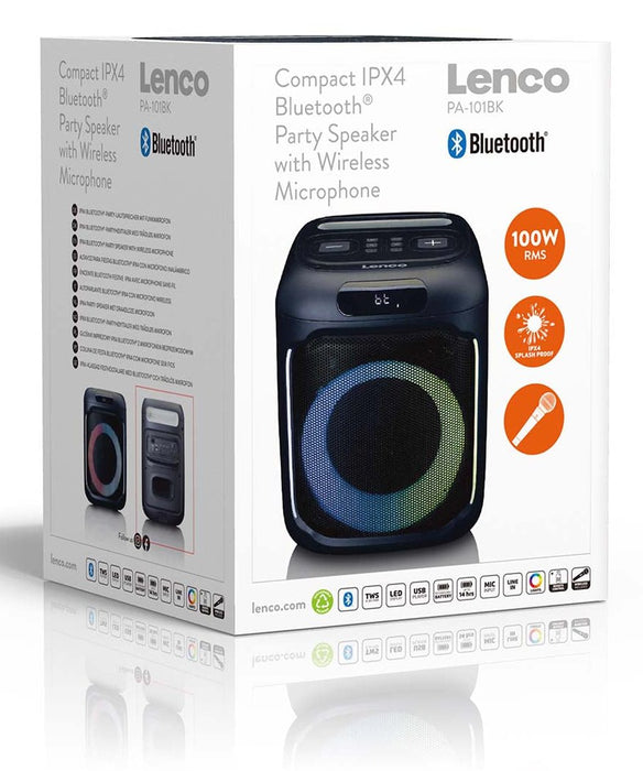 EAN 8711902085171 - Lenco PA-101BK De 1 vía Negro Inalámbrico 100 W imagen 20