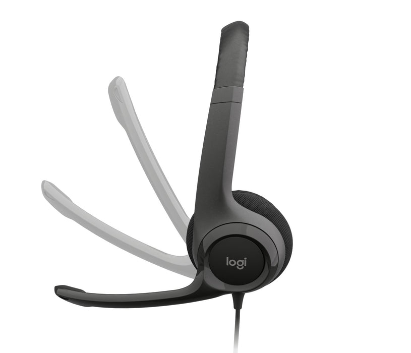 EAN 5099206030015 - Logitech 981-000406 auricular y casco Auriculares Alámbrico Diadema Oficina/Centro de llamadas USB tipo A imagen 5