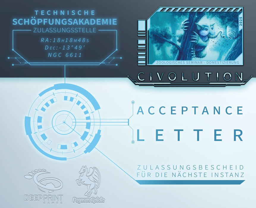 Pegasus Pegasus Civolution: Acceptance Letter (Erweiterung) 57830g