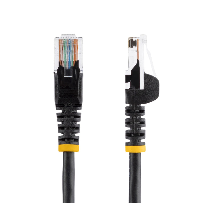 Cable De Red De 7m Negro Cat5e Cabl Ethernet Sin Enganche