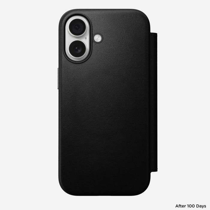 Nomad Modern Leather Folio Iphone 17 Black