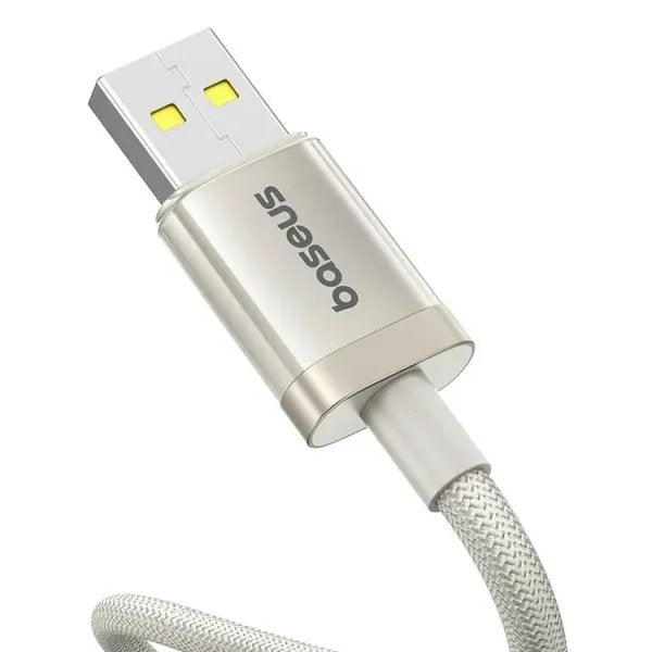 Titanium Alloy Fast Charging Cable Usb To Type-C 100w 1m Galaxy Titanium Gold