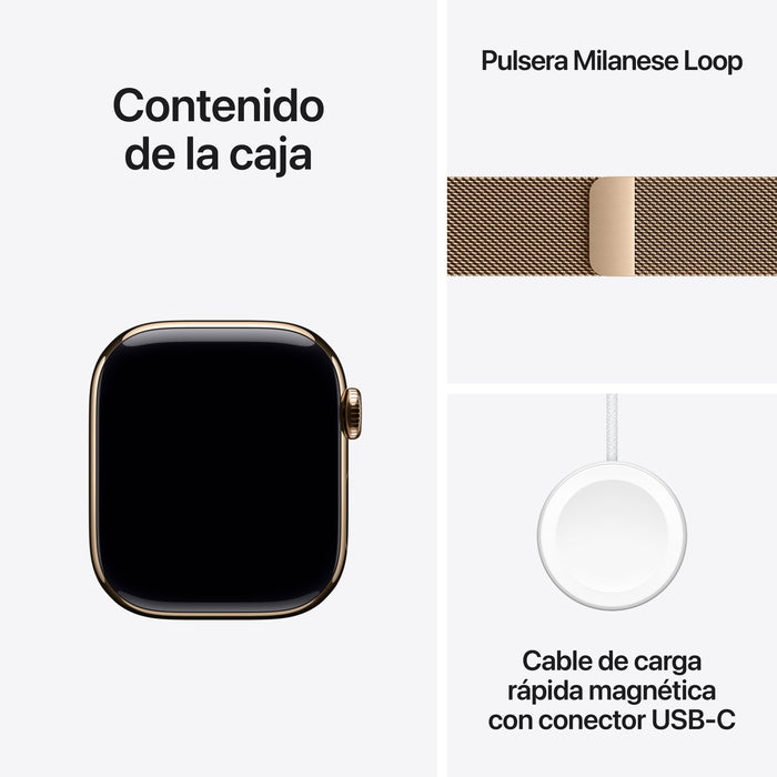 EAN 0195950472585 - Apple Watch Series 11 OLED 42 mm Digital 374 x 446 Pixeles Pantalla táctil 5G Titanio Wifi GPS (satélite) imagen 8