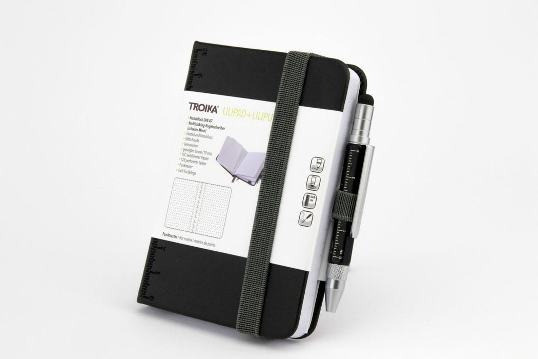 EAN 4024023140457 - TROIKA NPP25/BK cuaderno y block A7 128 hojas Negro imagen 4