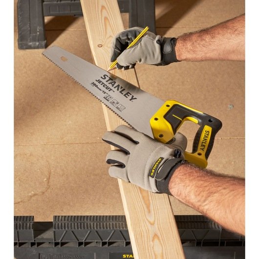 EAN 3253562152817 - Stanley 2-15-281 sierra 38 cm Negro, Acero inoxidable, Amarillo imagen 8