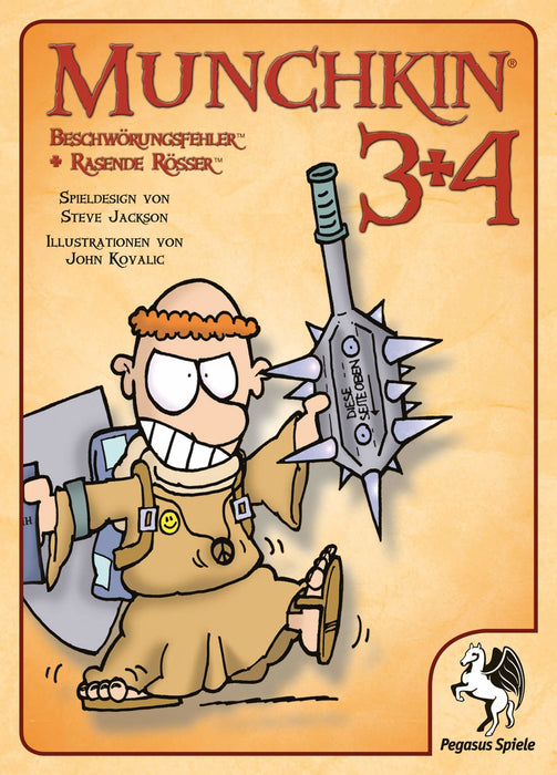 Pegasus Munchkin 3+4, Expansión Del Juego De Cartas 17224g