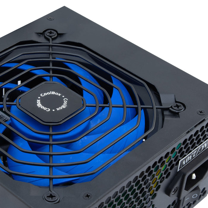 EAN 8436556143021 - CoolBox Powerline III 750 unidad de fuente de alimentación 20+4 pin ATX Negro imagen 2