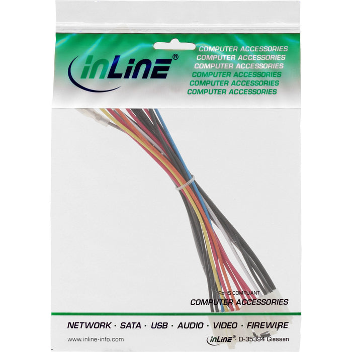 Adaptador De Corriente Interno Inline Atx-Nt De 20 Pines A Placa P8/P9 At + Interruptor 20/80 Cm