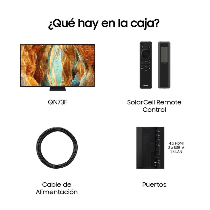 Samsung 65" Neo Qled Mini Led Qn73f 4k Ultra Hd Vision Ai Motion Xcelerator - Smart Tv 2025