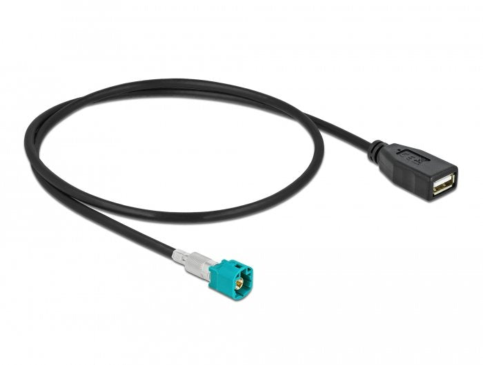 Delock Cable Hsd Z Stecker Zu Usb 2.0 Typ-A Buchse 0,5 M Premium
