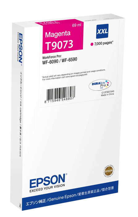 Tinta Original Epson T9073 69 Ml Tamaño Xxl Magenta
