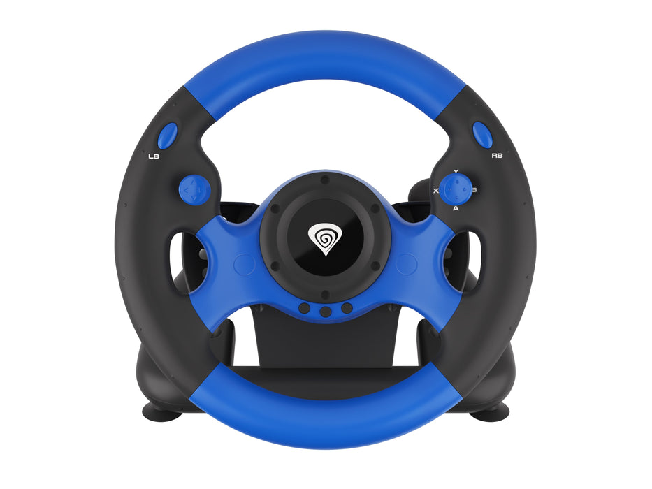 EAN 5901969425376 - GENESIS Seaborg 350 Negro, Azul USB Volante + Pedales Nintendo Switch, PC, PlayStation 4, Playstation 3,  imagen 7