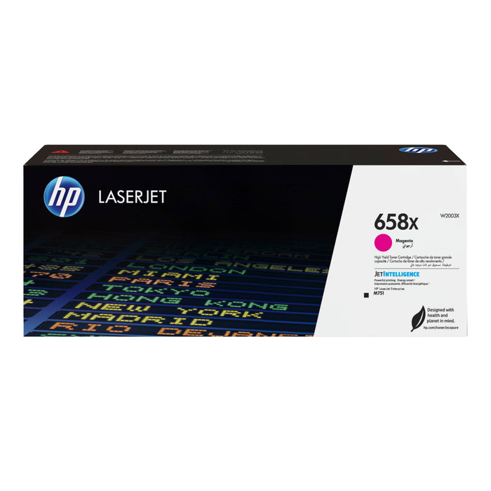 EAN 0192545650755 - HP 658X High Yield Magenta Original LaserJet Toner Cartridge cartucho de tóner 1 pieza(s) imagen 1