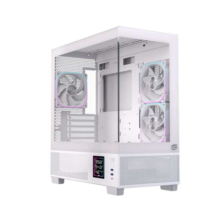 EAN 6977277360073 - Einarex EXCS-SM-51DR-W carcasa de ordenador Micro Torre Blanco imagen 2