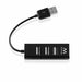 EAN 8032958186804 - Ewent EW1123 hub de interfaz USB 2.0 480 Mbit/s Negro imagen 1