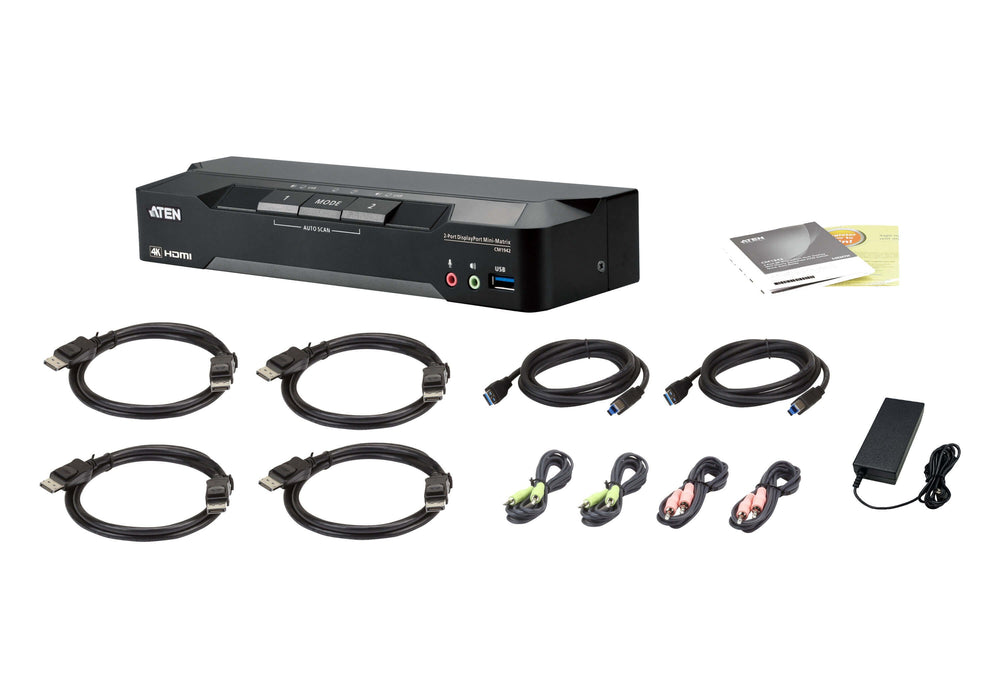 EAN 4710469341342 - ATEN CM1942 interruptor KVM Negro imagen 4