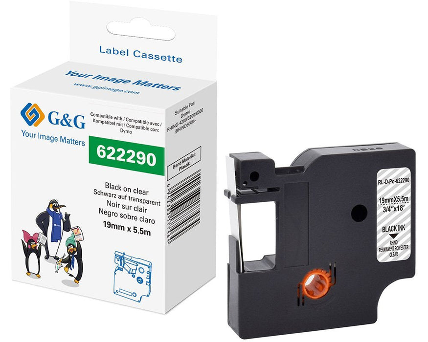 G&G Cinta Para Etiquetadora Compatible Con Dymo 622290