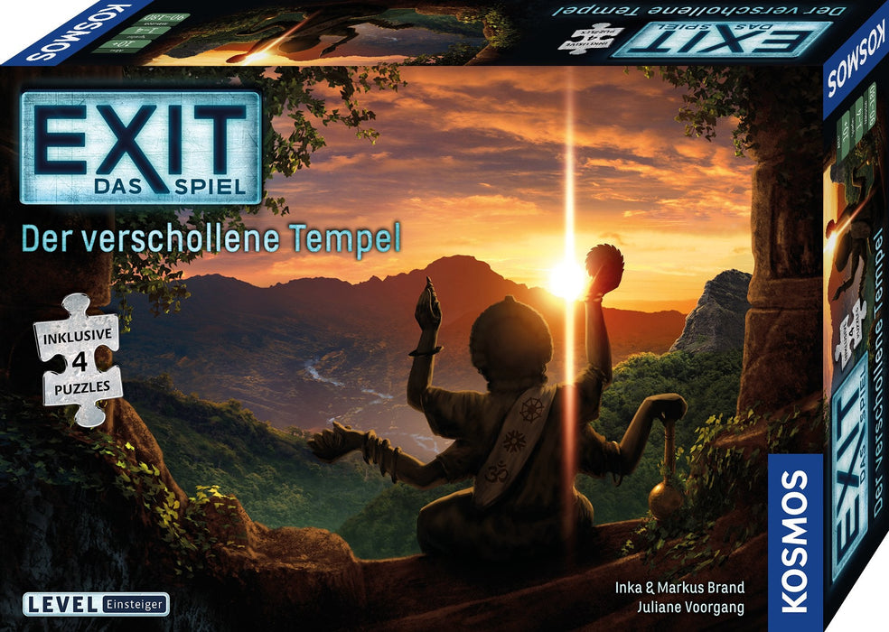 Kosmos Exit - El Juego + Puzzle - El Templo Perdido, Juego De Fiesta 692094
