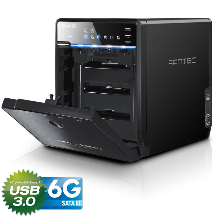 EAN 4250273416954 - Fantec QB-35US3-6G Caja de disco duro (HDD) Negro 3.5" imagen 5