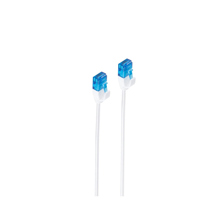 Cable Shiverpeaks De Red  Cat.6 U/Utp Slim Blanco 2m