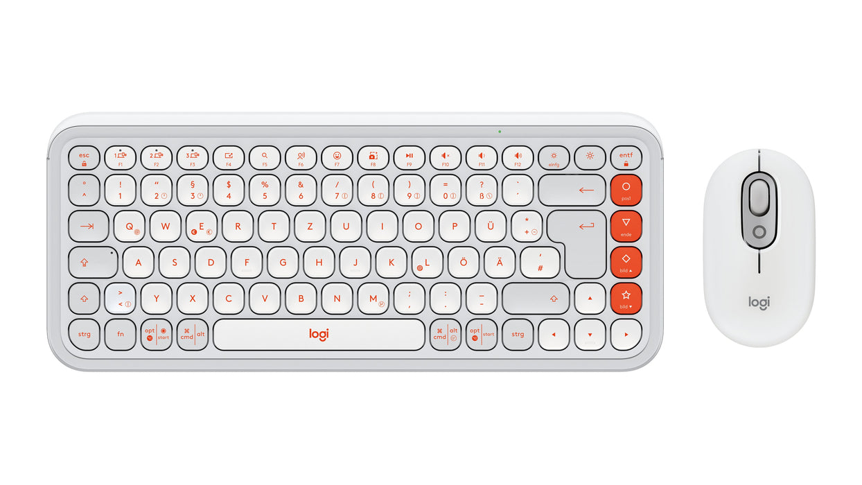 EAN 5099206127661 - Logitech 920-013107 teclado Ratón incluido Universal Bluetooth QWERTZ Alemán Blanco imagen 1