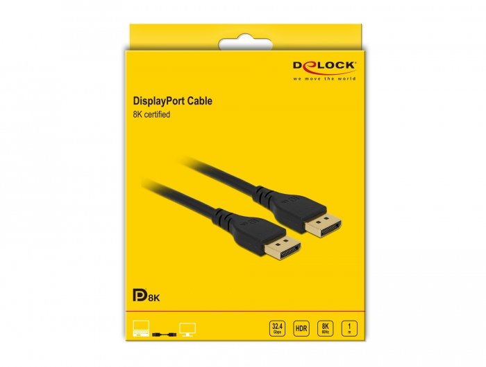 EAN 4043619859092 - DeLOCK 85909 cable DisplayPort Negro imagen 3