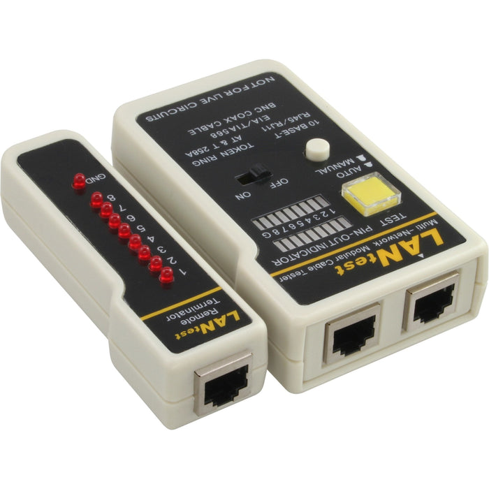 Tester De Cables De Red Inline Para Bnc Rj11 Rj45
