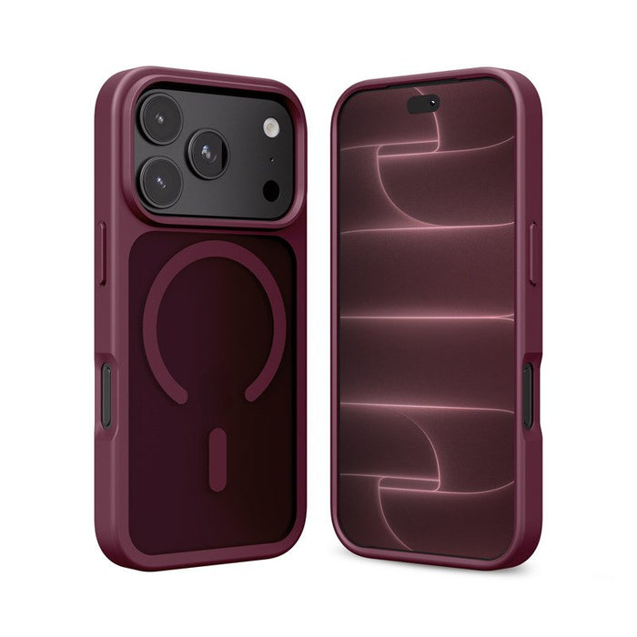 Etui Matte Magnetic Magsafe Iphone 18 Pro Max / 17 Pro Max Burgundowe