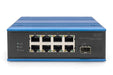 EAN 4016032485469 - Digitus DN-651133 switch No administrado Fast Ethernet (10/100) Energía sobre Ethernet (PoE) Negro, Azul imagen 3