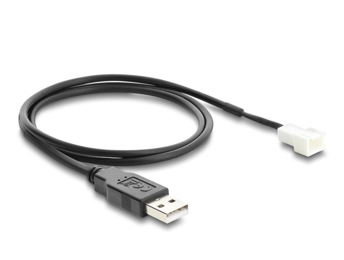 Delock Cable De Ventilador Usb-A 2.0 St > 3pin Conexión De Ventilador.-St 70cm