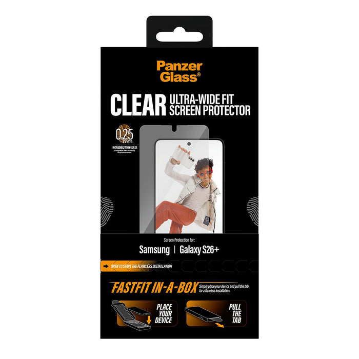 EAN 5715685033865 - PanzerGlass ® Screen Protector Samsung Galaxy S26+ | Ultra-Wide Fit w. FASTFIT IN-A-BOX Protector de pant imagen 3