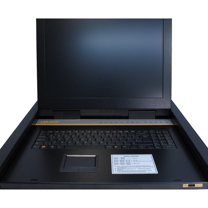 EAN 4260455641784 - Inter-Tech KVM-1708 consola de rack 43,2 cm (17") 1280 x 1024 Pixeles Acero Negro imagen 6