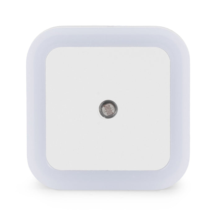 Entac Nachtlicht 0.5w Quadrat. Ww Blanco Dämmerungssensor